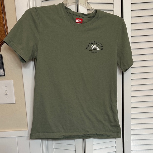 Quiksilver Forest Green Tee - Picture 1 of 3